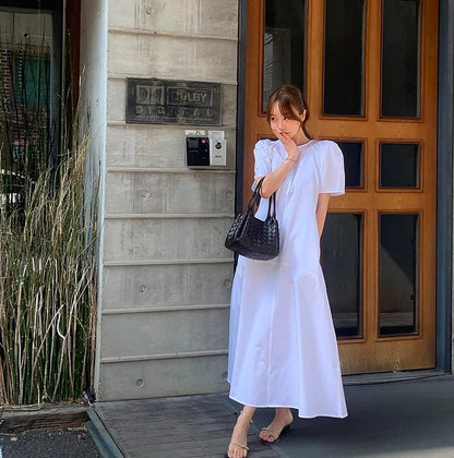 Chic Round Neck Dress