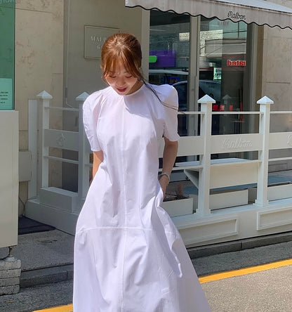 Chic Round Neck Dress