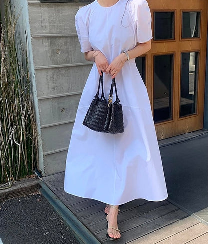 Chic Round Neck Dress