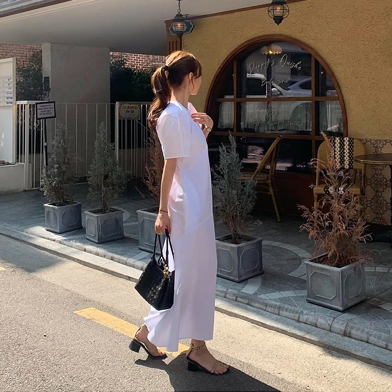 Chic Round Neck Dress