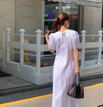 Chic Round Neck Dress