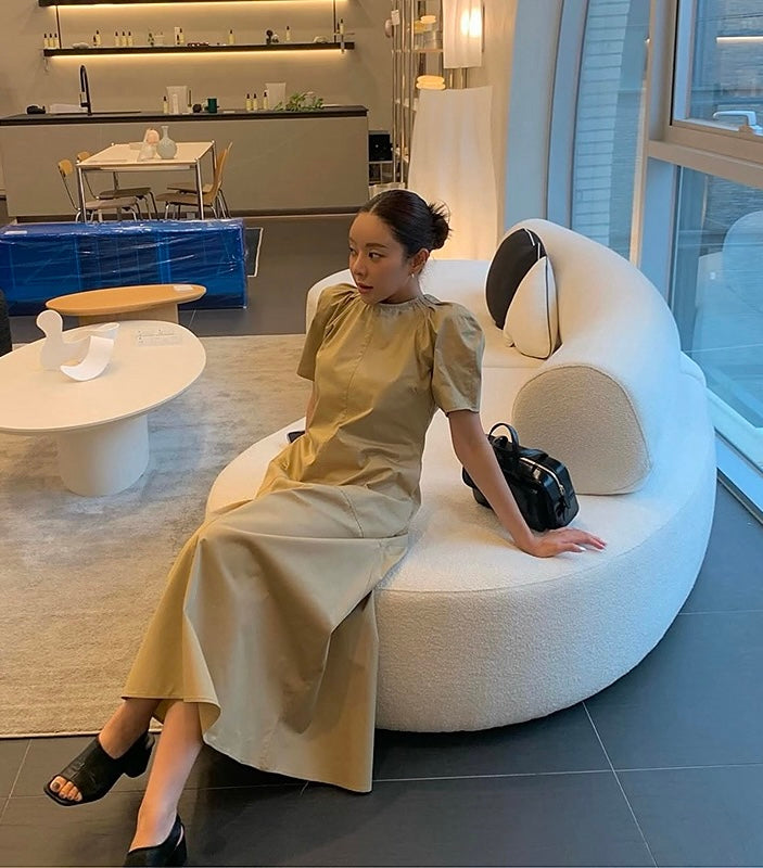 Chic Round Neck Dress