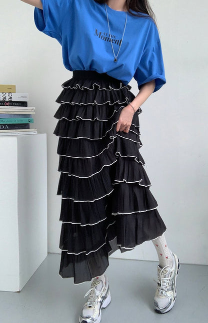 ティアードケーキスカート