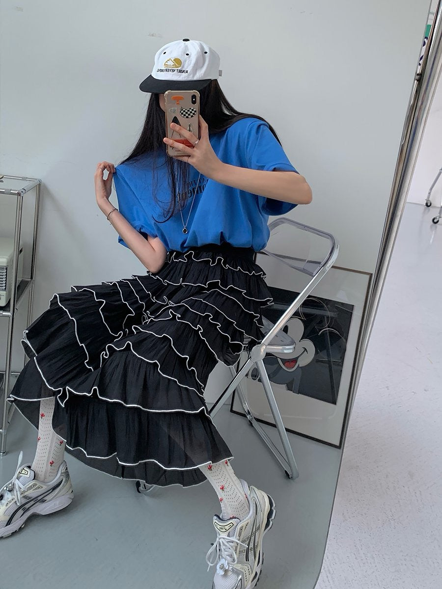 ティアードケーキスカート