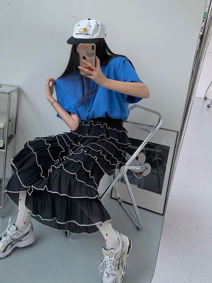 ティアードケーキスカート