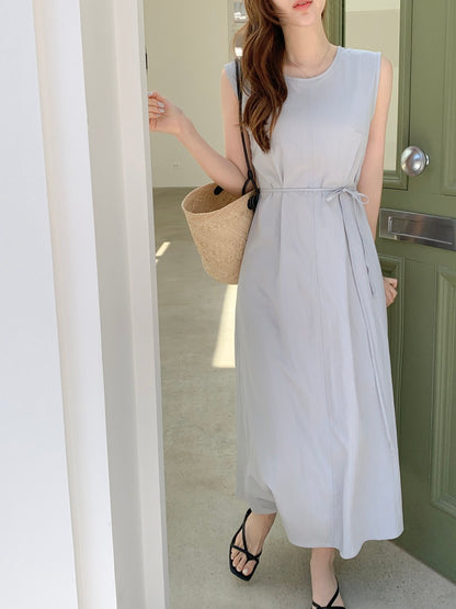 Sleeveless Back Design Dress