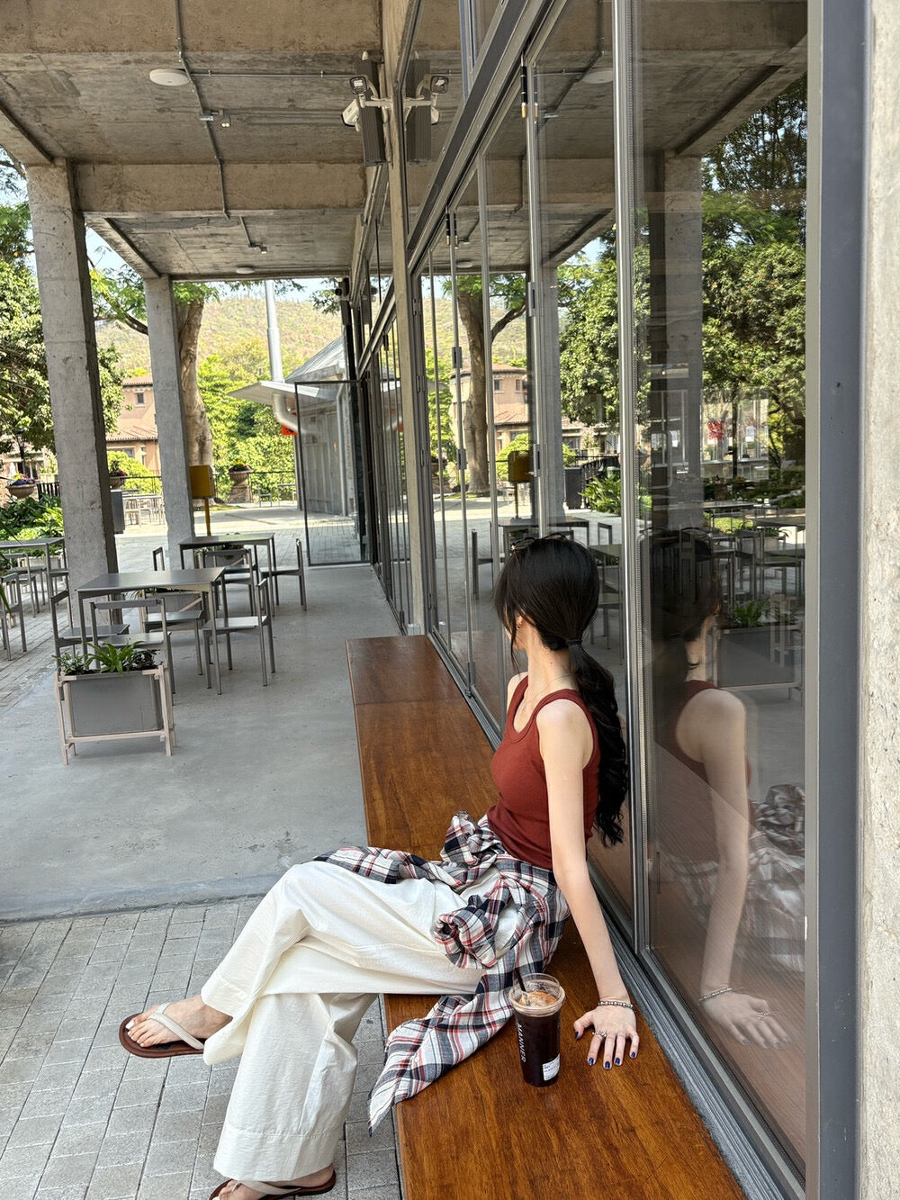 Square Neck Tank Top