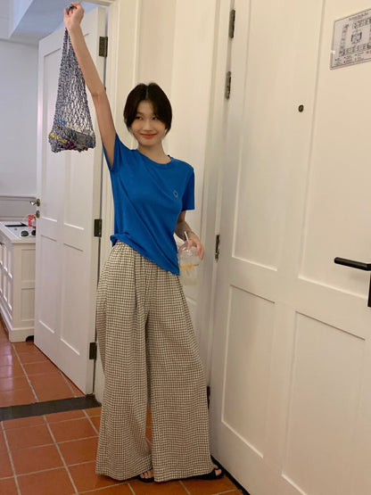 刺繡小花針織top