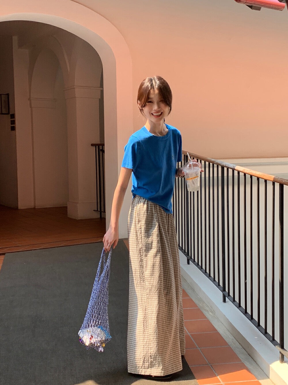 刺繡小花針織top