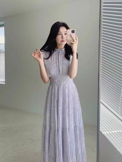 Sweet Flutter Sleeve Floral Dress