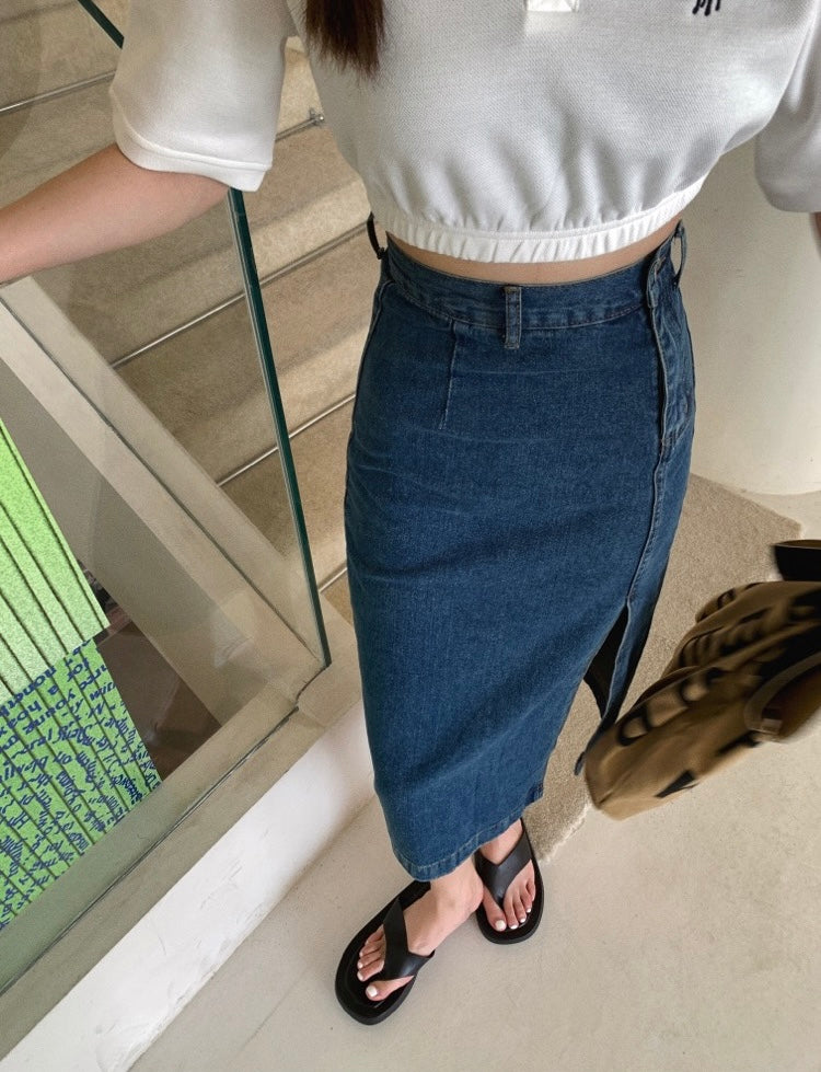 ハイウエストスリットタイトスカート