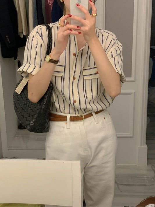 Minimalist Striped Shirt