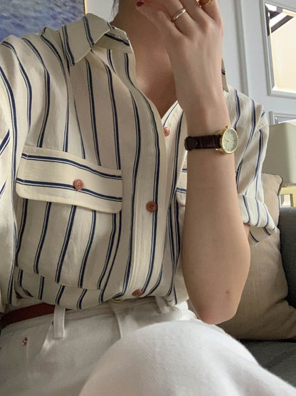 簡約條紋恤衫