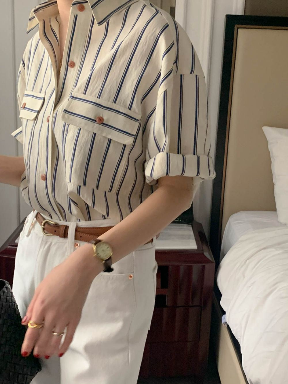 簡約條紋恤衫