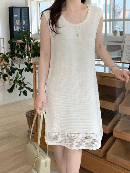 針織背心連身裙
