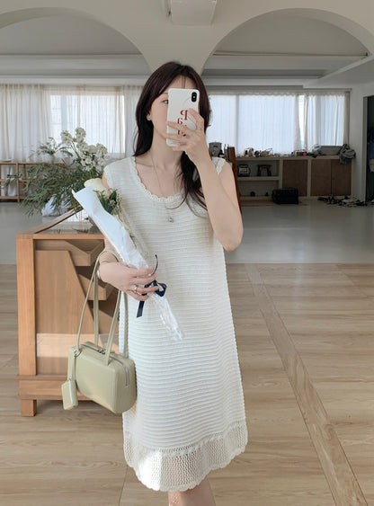 針織背心連身裙