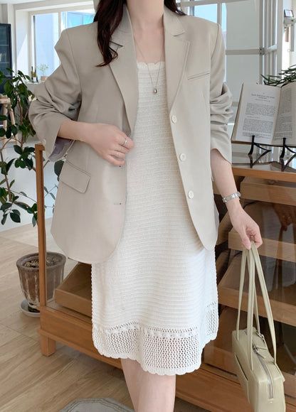 針織背心連身裙