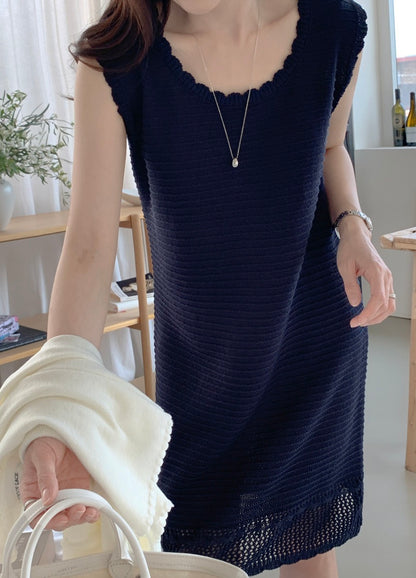 針織背心連身裙