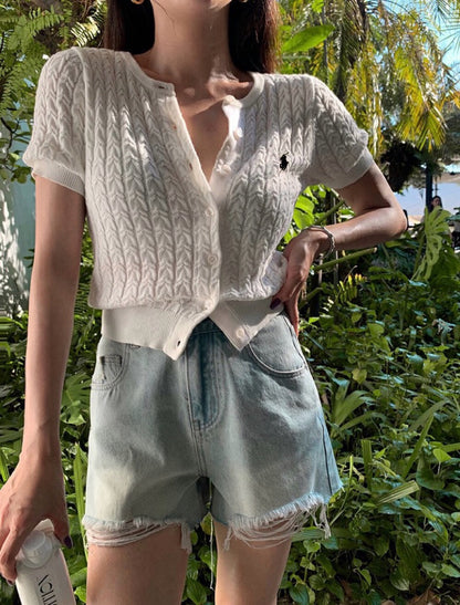 Classic Cable Knit Cardigan