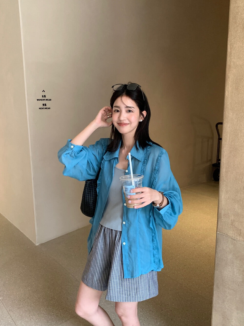French Ruffle Blouse