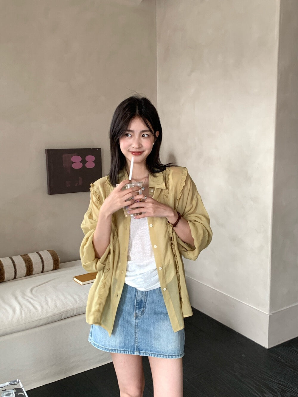 French Ruffle Blouse