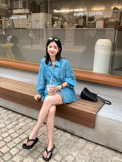 French Ruffle Blouse