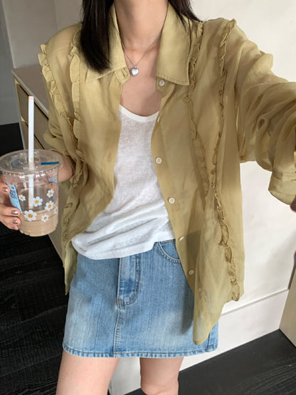 French Ruffle Blouse