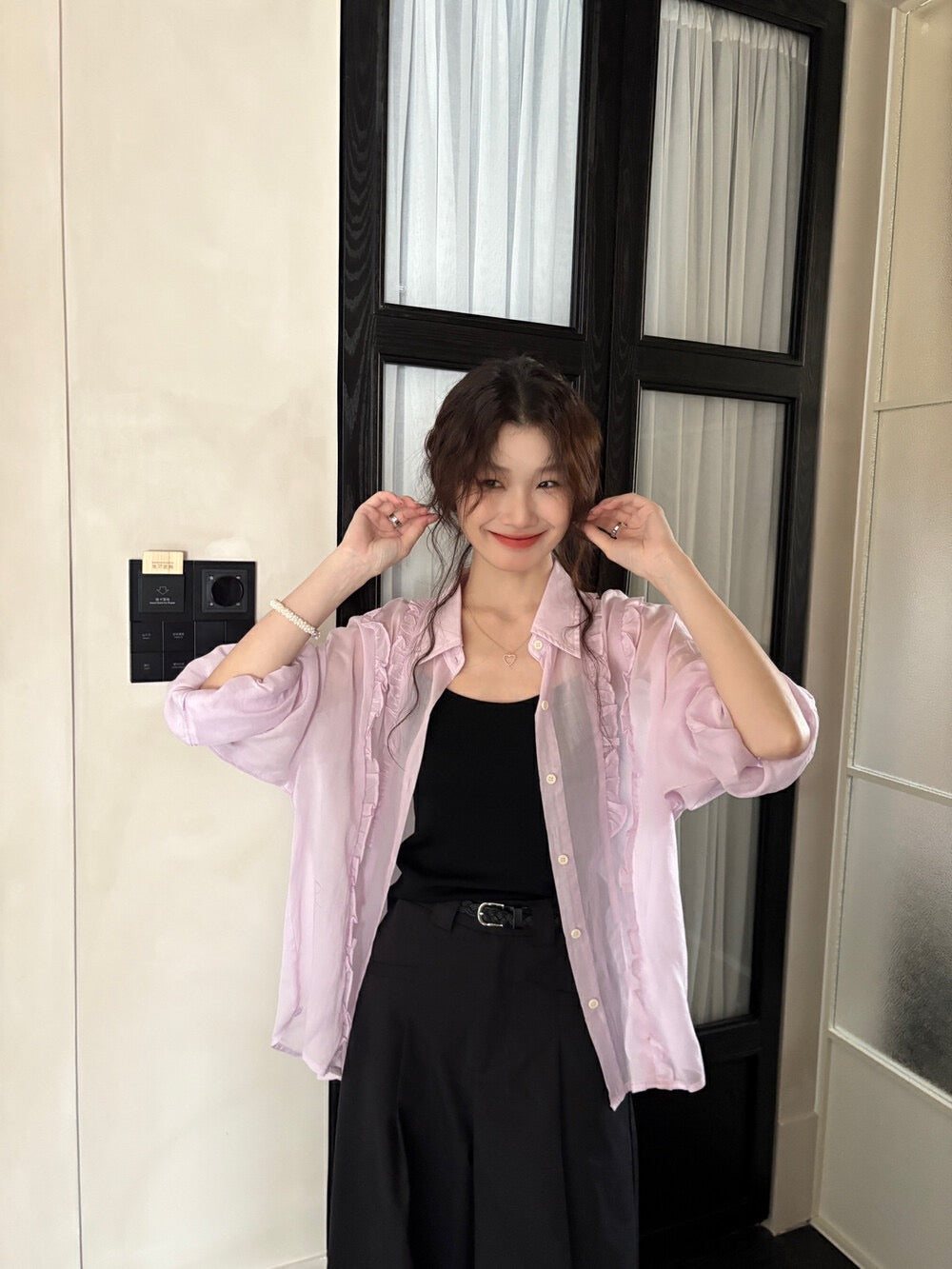 French Ruffle Blouse