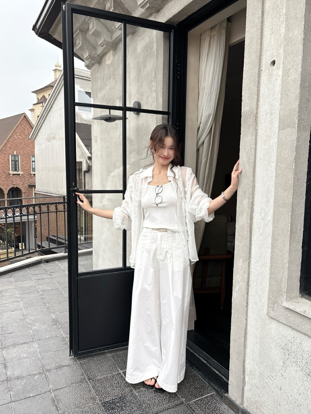 French Ruffle Blouse
