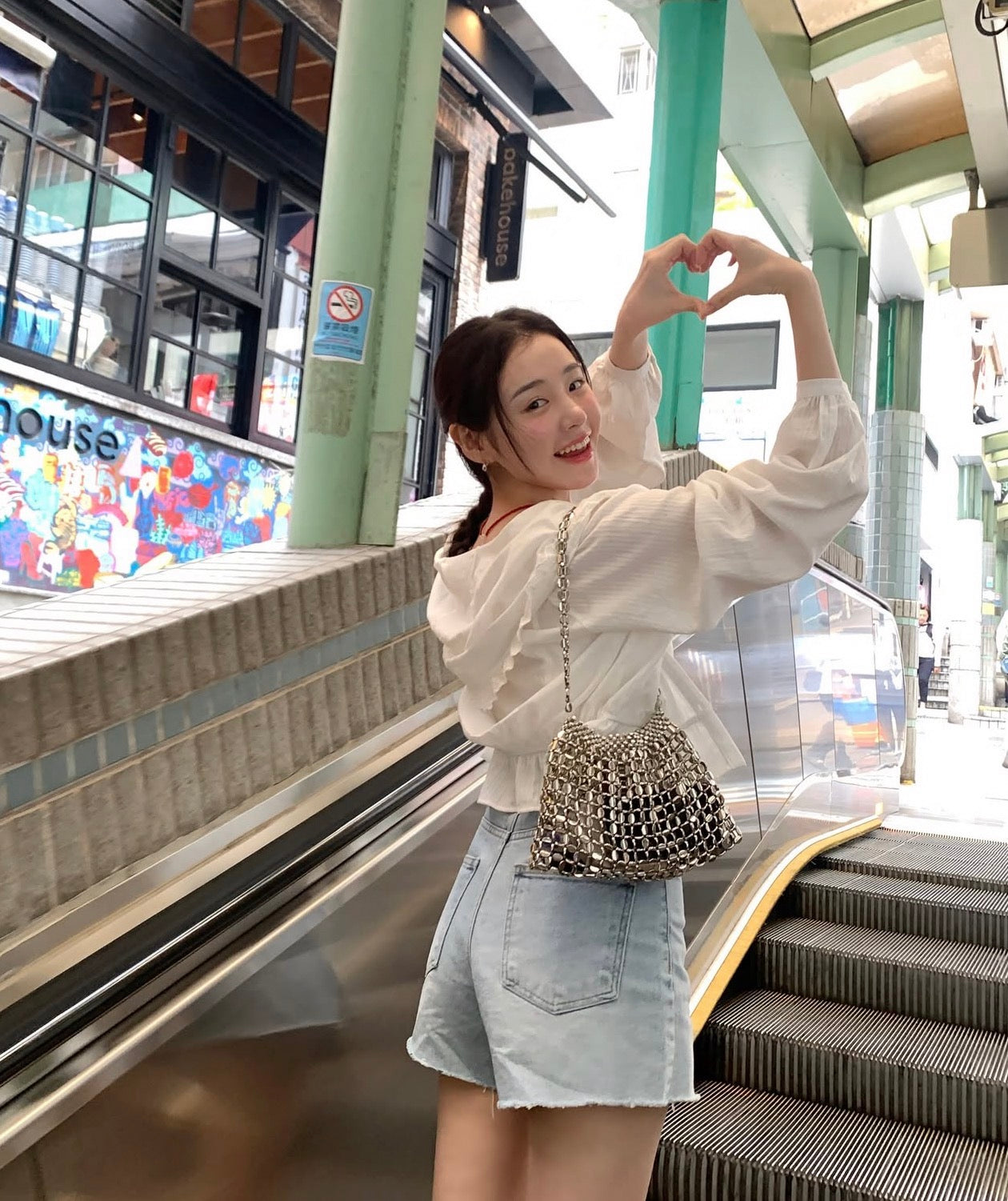 French-Style Elastic Waist Hoodie