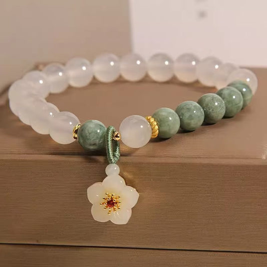 桃之夭夭白瑪瑙手鏈