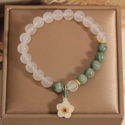 桃之夭夭白瑪瑙手鏈