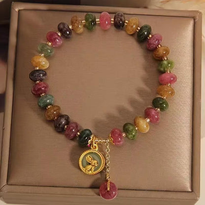 Natural Tourmaline Gemstone Bracelet