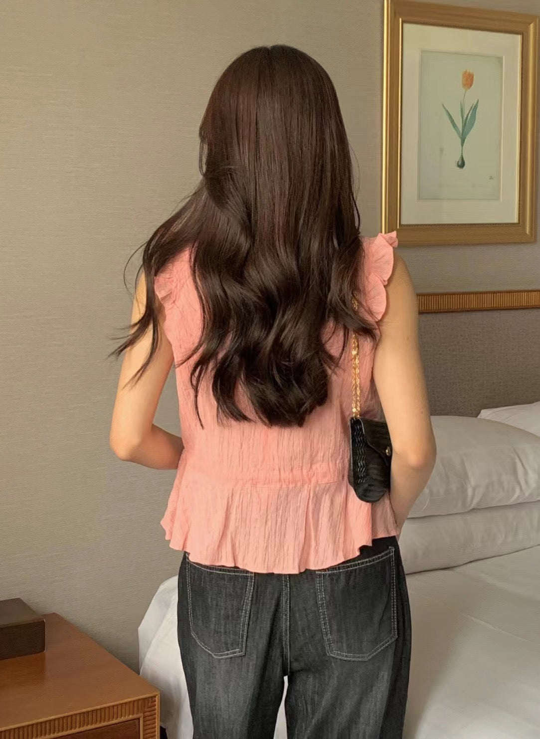 Fitted Tie-Front Top