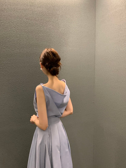 Off-shoulder Top + High-waisted Skirt Set