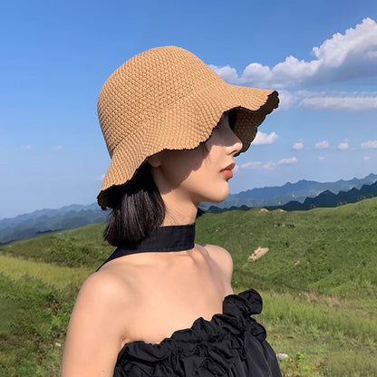 Japanese Style Knitted Bucket Hat