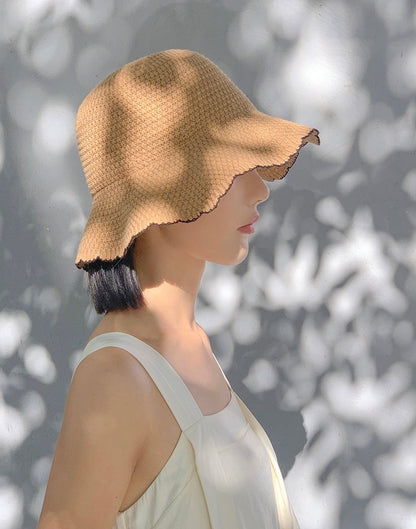 Japanese Style Knitted Bucket Hat