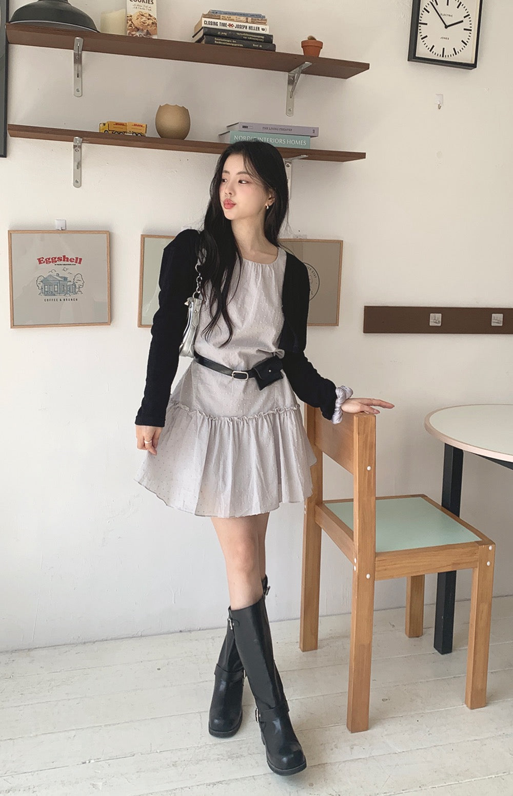 甜美無袖連身裙