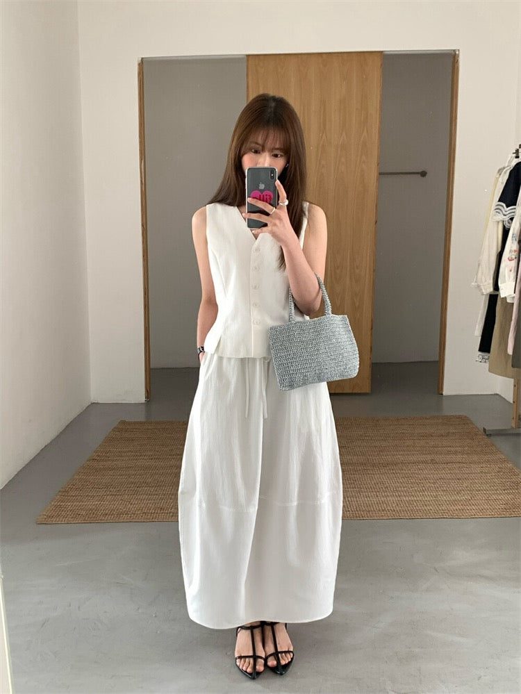 フレンチスタイルベスト＋スカートセット