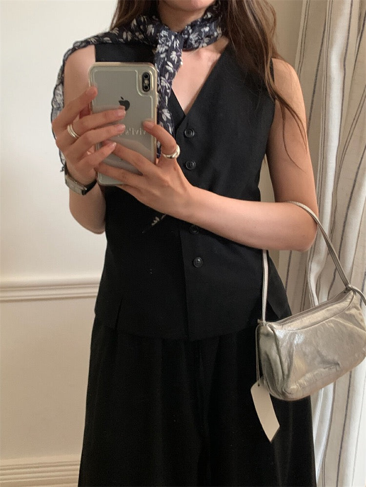 フレンチスタイルベスト＋スカートセット