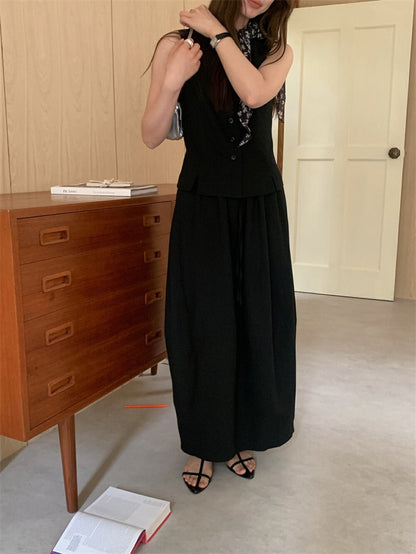 フレンチスタイルベスト＋スカートセット