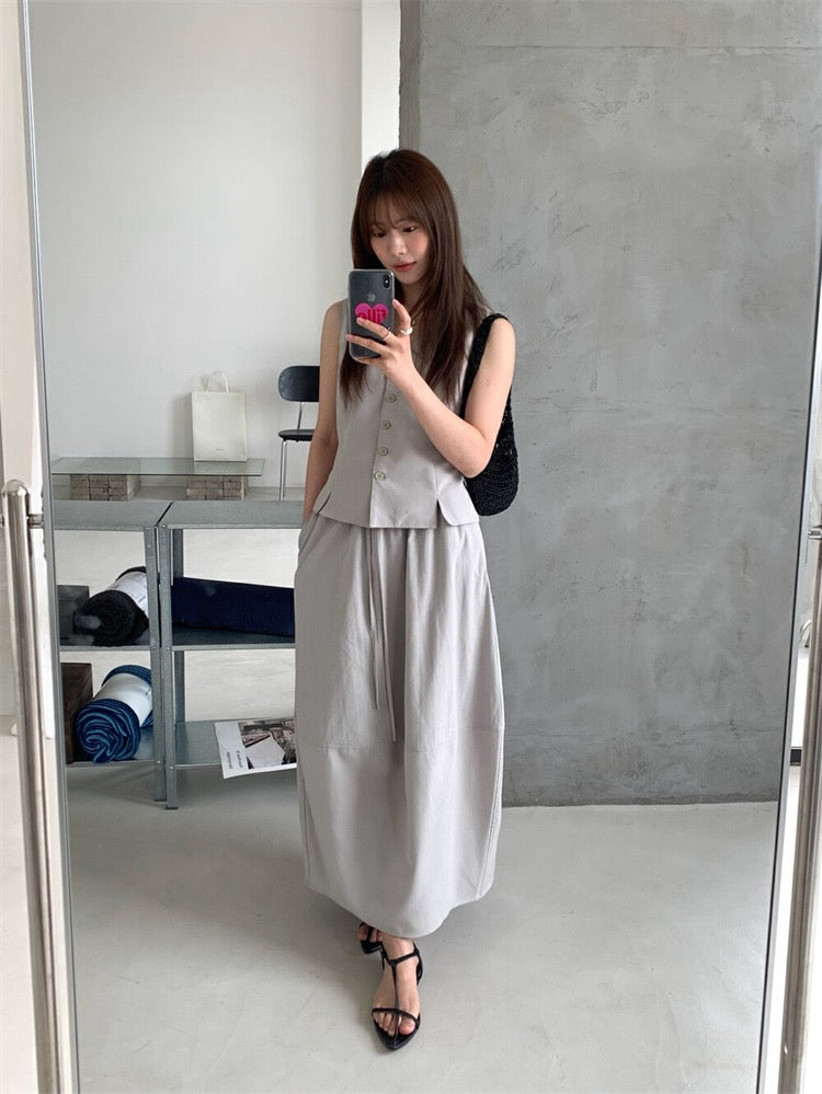 フレンチスタイルベスト＋スカートセット