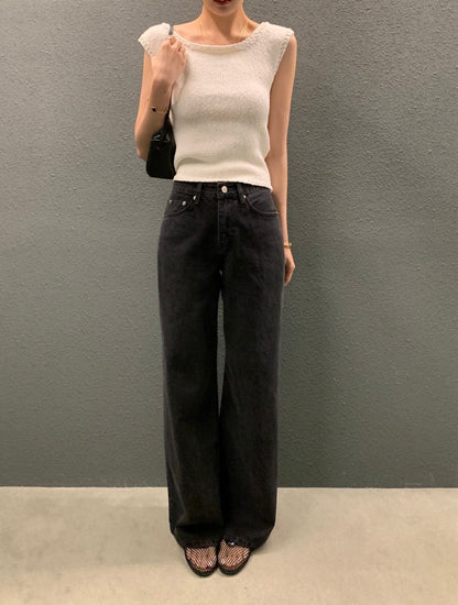 Backless Tie-Knit Top