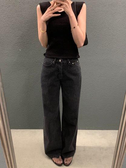 Backless Tie-Knit Top