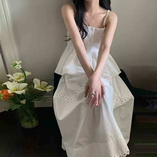 Sweet Camisole + High-Waisted Skirt Set