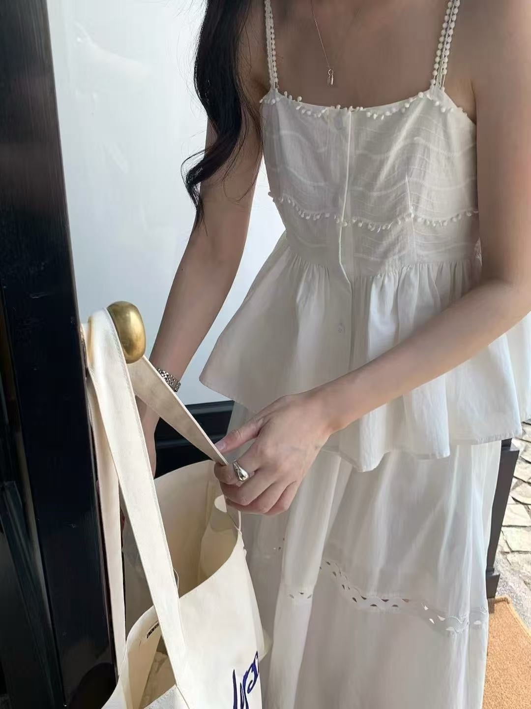 スイートキャミソール + ハイウエストスカートセット