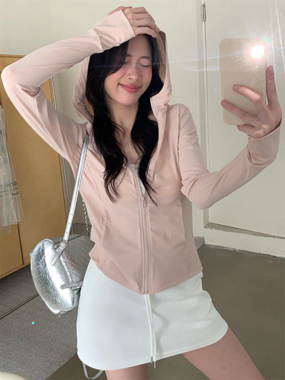 Slim-Fit Sun Protection Hoodie