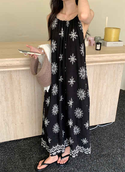 慵懶氣質掛脖連身裙