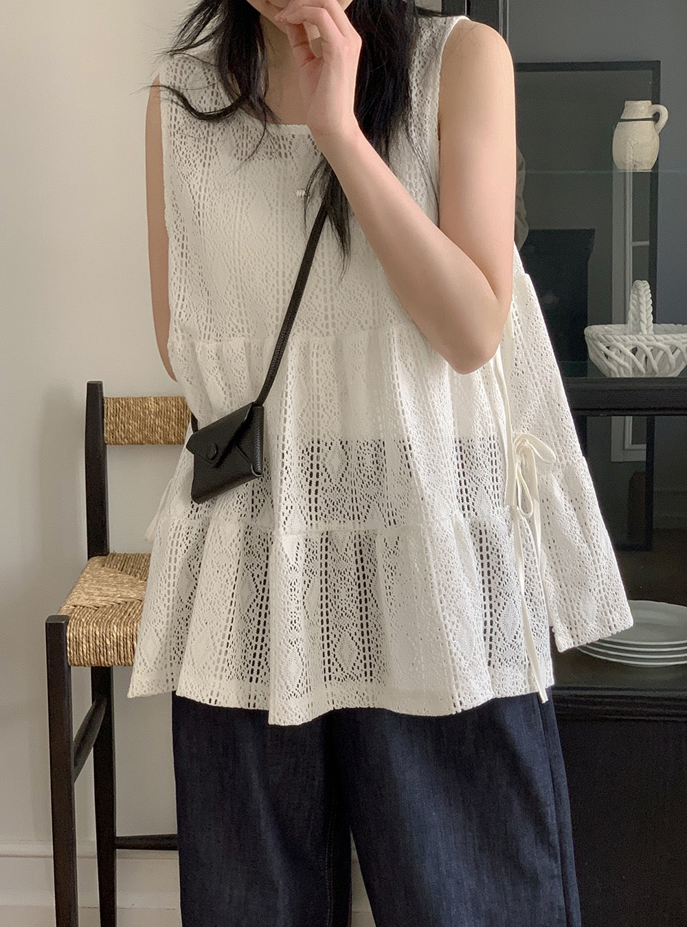 French Lace Side-Tie Corset