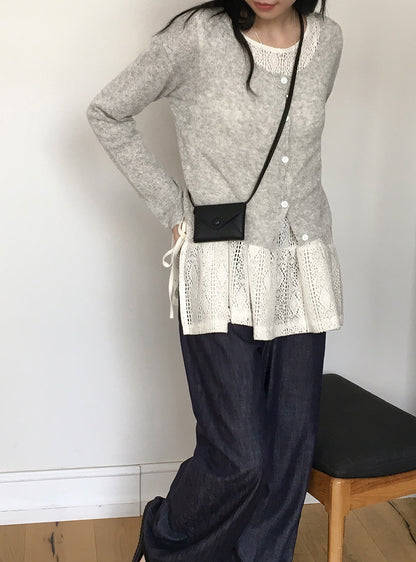 French Lace Side-Tie Corset